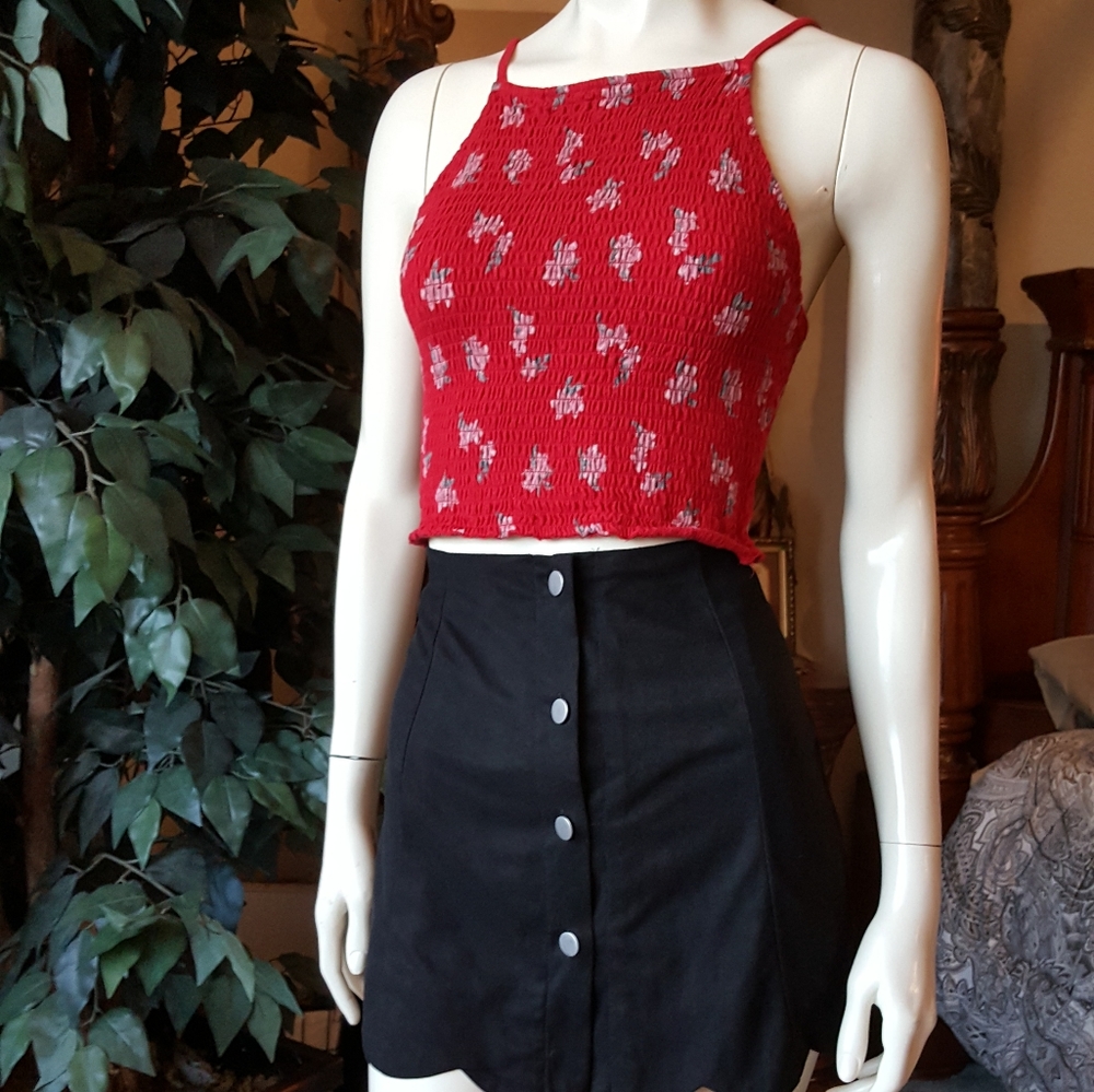 Host Pick! - Outfit | Halter & Suede Black Skirt - Picture 2 of 6